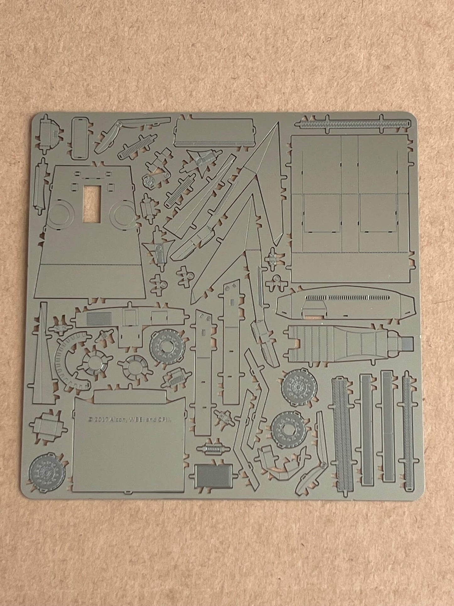 Official Metal Earth Blade Runner 2049 Spinner Car sheet 2